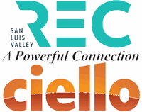 San Luis Valley Rural Electric Cooperative / Ciello Logo